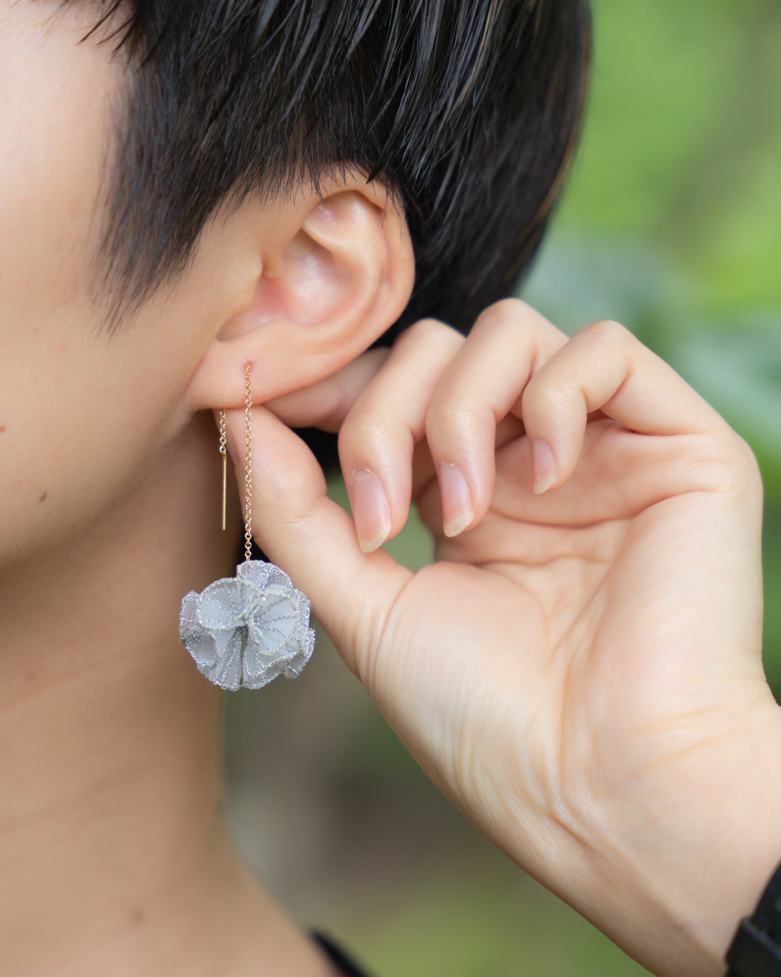 SCABIOSA MINI pierce/earring Silver – yuki onizuka