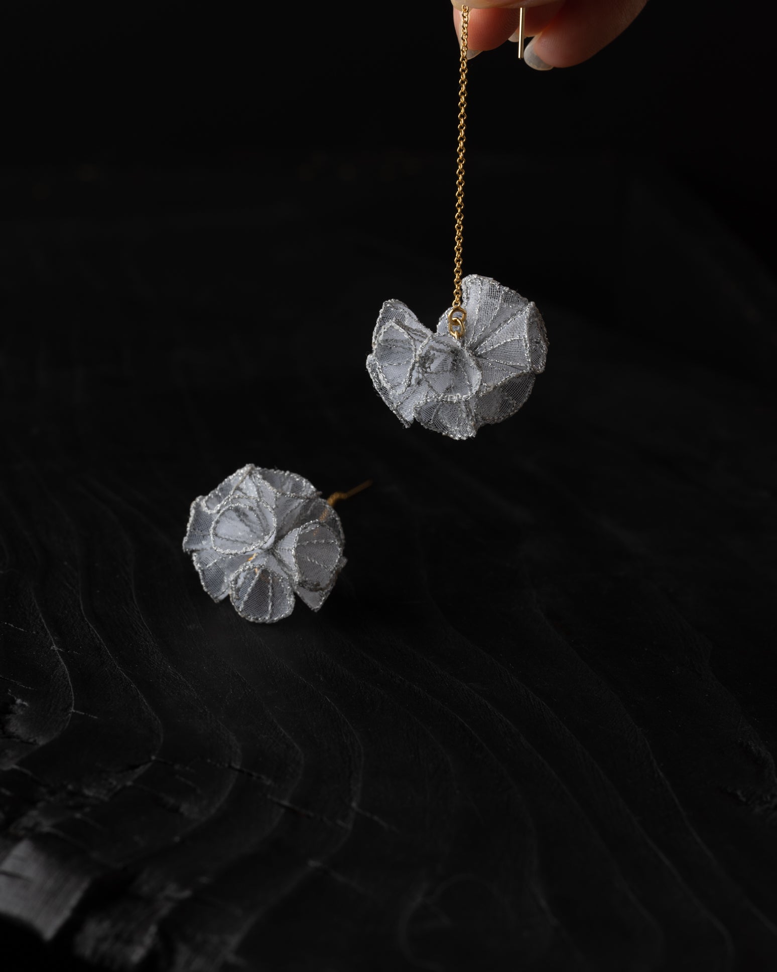 SCABIOSA MINI pierce/earring Silver – yuki onizuka